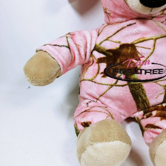 Team RealTree Plush Bear Camouflage Bunny Rabbit Ears Camo Wild Bass Pro Shops - Picture 5 of 9